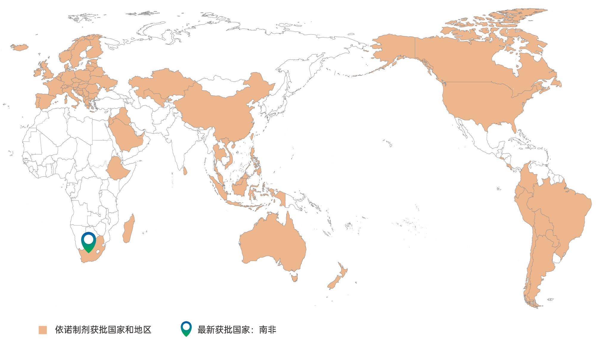 依诺制剂获批国家和地区