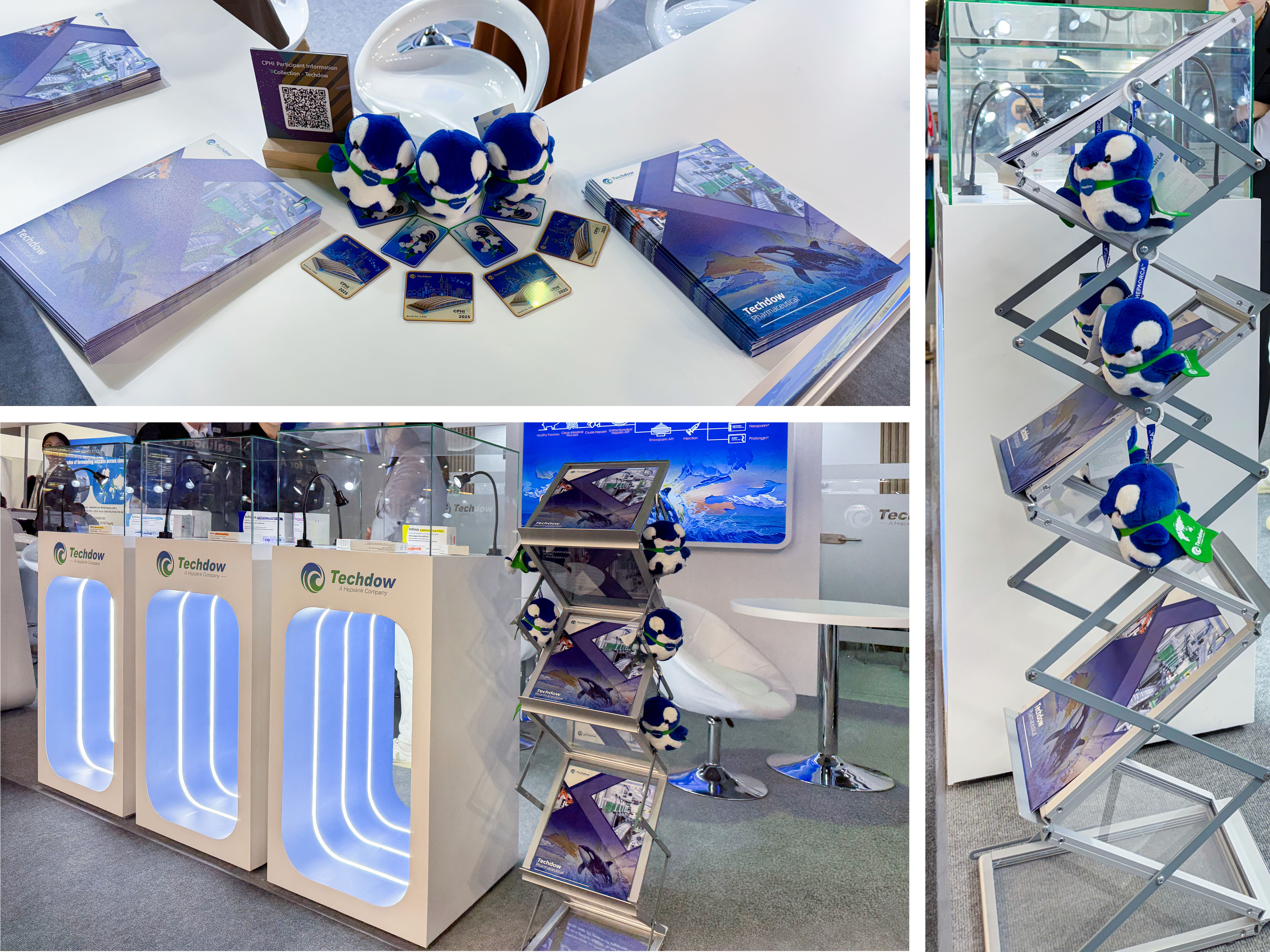 融入虎鲸意象的宣传册、HepaOrca品牌周边